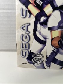 virtua cop 2 sega saturn manual only with registration card