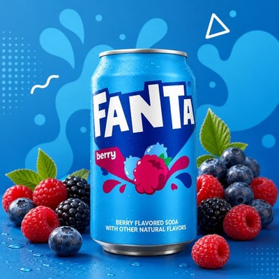 Fanta - Berry - 355 ml inkl. Pfand | USA Amerika Import
