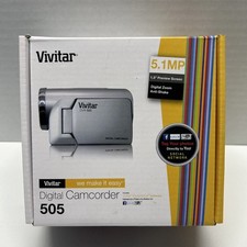 Vivitar DVR-505  Digital Camcorder  Silver