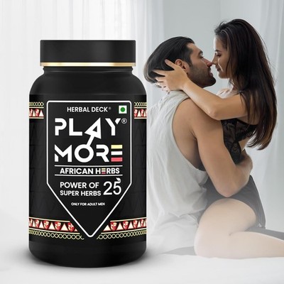 African Herbal Play More Powder Mens Energy Vitality & Health Support |FREE SHIP