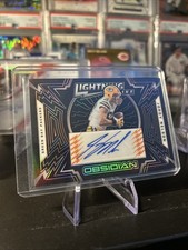 2021 Panini Obsidian Lightning Strike Auto Jordy Nelson Electric Etch Orange /50