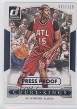 2014-15 Panini Donruss Court Kings Press Proof Purple 71/199 Al Horford #28 gc7