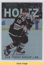 2021 Upper Deck Fleer Ultra Rookies Rainbow Foil Alexander Holtz #244 READ kr0