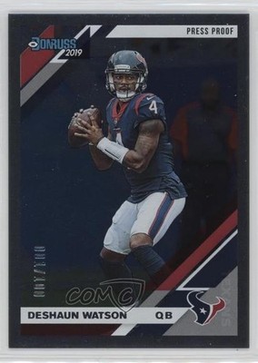 2019 Panini Donruss Press Proof Silver 1/100 Deshaun Watson #106 gc7