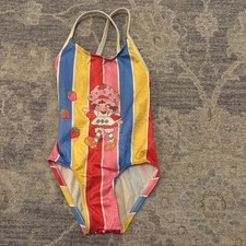 VTG 80'S STRAWBERRY SHORTCAKE - BATHING SUIT - GIRLS 4T