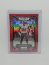 2023 Panini Prizm - Rookies Calijah Kancey #393 Red Prizm (RC)
