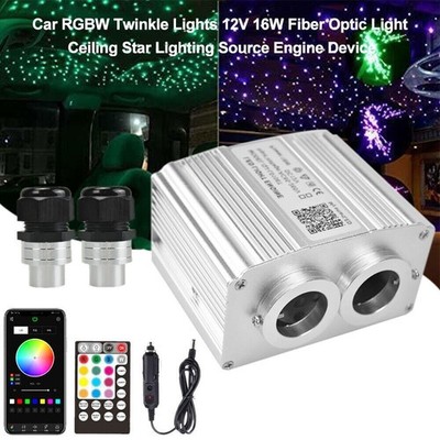 Flash Fiber Optic 16W RGB Light Box Engine with Music Mode Bluetooth/RF 2026