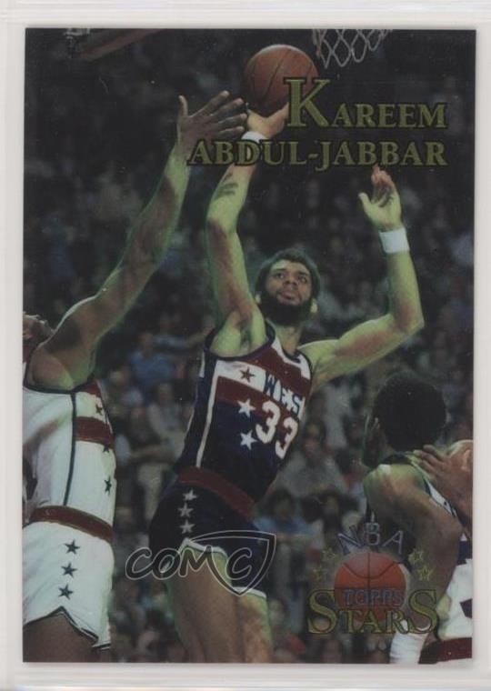 1996 Topps Stars Finest Kareem Abdul-Jabbar #101 HOF n1u