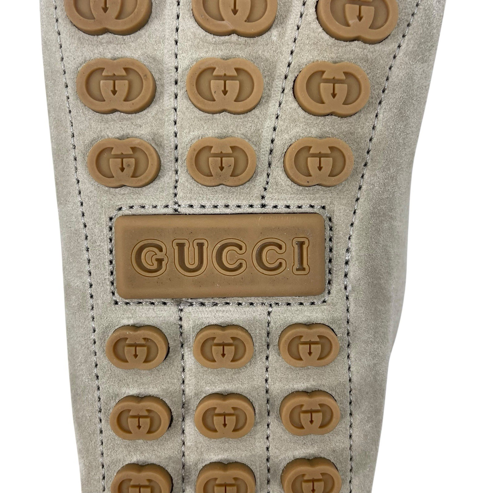 Gucci Horsebit Suede Driver Loafers Moccasin Oatmeal Beige Men Size 8 US 8.5 thumbnail 12