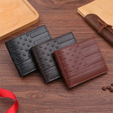 New Multi Card Short Men's Wallet,Creative Fashionable Embossed Horizontal Busin