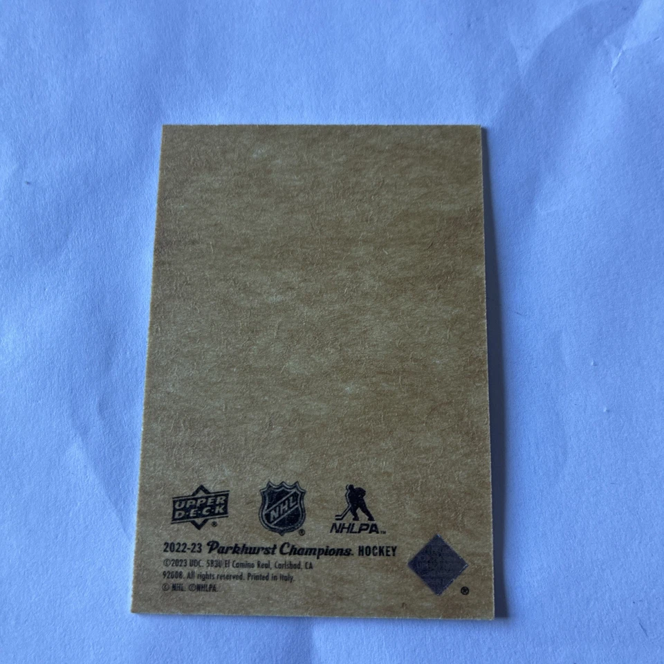 2022-23 Parkhurst Champions 51 Retros Blue #R75 Jordan Harris Parkie  - Image 2 of 4