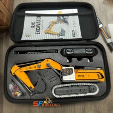 Mini RC Excavator Loader 1:50 Electric Simulation Construction Truck Toy