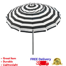 8' Outdoor Beach Patio Umbrella 360 Tilt UPF 50 Sun Shade Travel Bag New