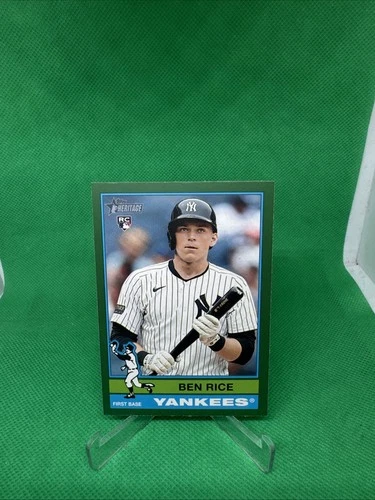 Ben Rice 2025 Topps Ben Rice #406 Green