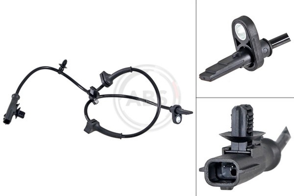 A.B.S. ABS Sensor Raddrehzahl 31585 FüR JK Ford Transit MAX CCN Fiesta CB1 6 Van-image