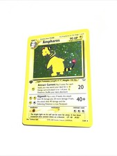AMPHAROS - 1st Edition Neo Revelation - HOLO SWIRL - 1/64 - Pokemon Card - EXC