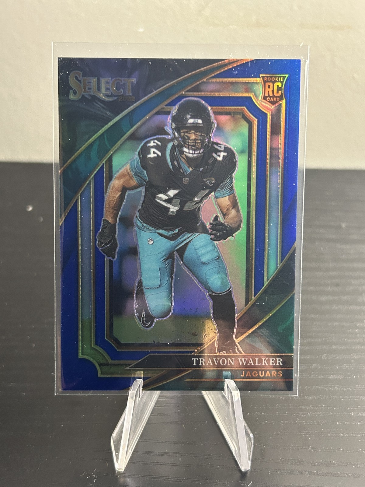 2022 Panini Select #350 Travon Walker Blue Prizm #/99