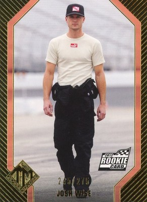 PRESSEAUSWEIS 2012 TOTAL MEMORABILIA JOSH WISE #33 245/275 GOLD PARALLEL CARD