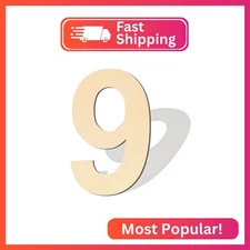 17 inch Large Wooden Numbers, Wood Number, Blank Wooden Number, Wooden Sign Boar