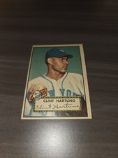 1952 Topps Clint Hartung #141 Vg-Ex Baseball Set Break Free Combined S+H