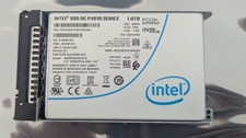 4x INTEL DC P4610 1.6 TB SAS NVM SSD SSDPE2KE016T8 w/ Unknown Caddy 70% Health