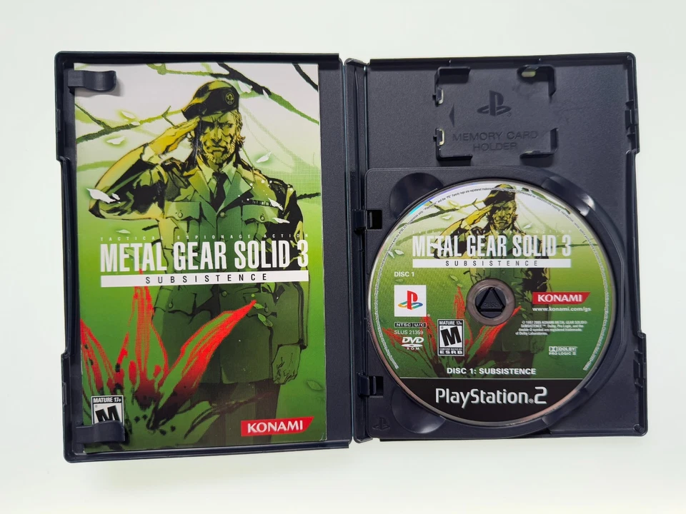 Metal Gear Solid 3 Subsistence Sony PS2 - NTSC-U/C USA VGC - Tracked - Image 4 of 4