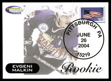 Evgeni Malkin 2006 Showcase Prospects Promo Pre-Rookie Card Pittsburgh Penguins. rookie card picture