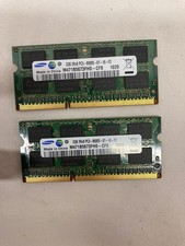 Samsung Ram lot 2 sticks 2GB DDR3 SDRAM 204-pin SODIMM for laptops