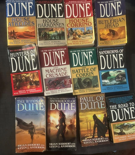 DUNE by Frank Herbert and Brian Herbert DUNE Lot of 21 books plus 3 others