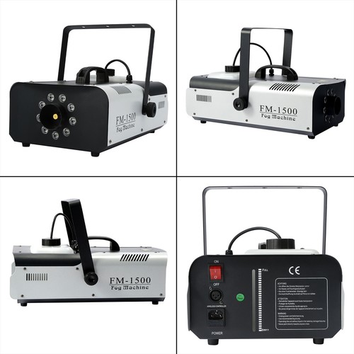 1500W Fog Smoke Machine RGB LED Stage DJ Fogger Smoke Effect Multi ...
