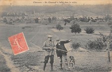 CPA 78 CHEVREUSE / UN CHASSEUR A L'AFFUT DANS LA VALLEE / CHASSE / CHIEN