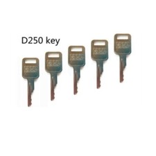  5 FOR Case Heavy Equipment Key for Backhoe, Skid Steer Equipment
