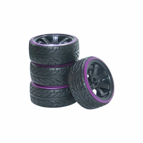 1/10 RC Wheel & Drift Tyre Set 12mm HEX For Traxxas For HSP On-road Drifting Car - Picture 53 of 53