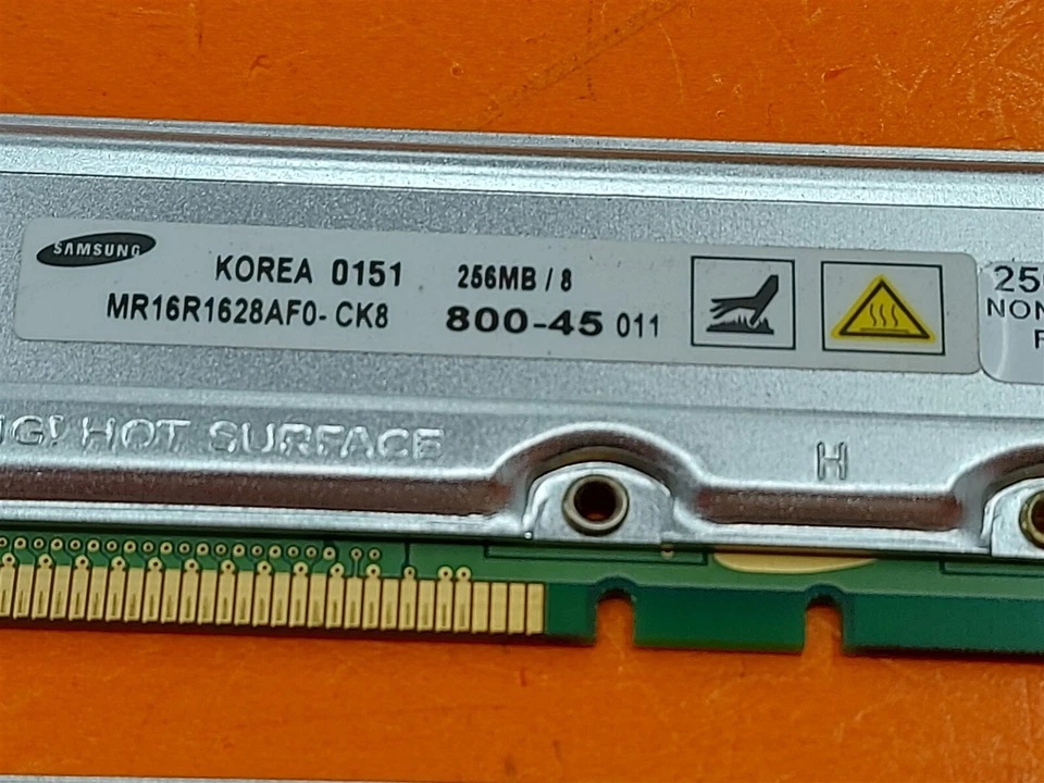 ⭐️⭐️⭐️⭐️⭐️ Samsung MR16R1628AF0-CK8 Desktop Memory RAM 256MB x 2 Sticks - Image 2 of 3