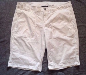 Lane Bryant A013 Women's Summer Bermuda Shorts Pockets White Size 18 W | eBay