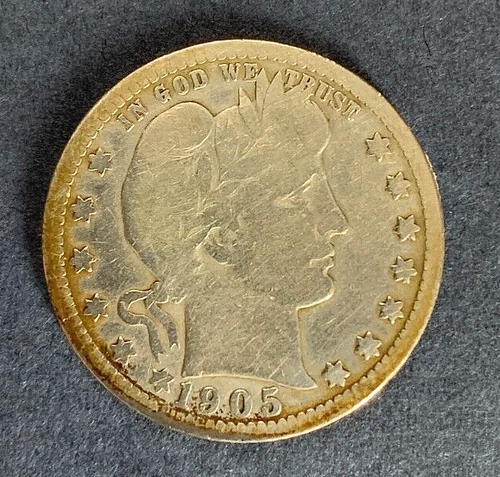 1905-S Barber Quarter — photo from another recent sale