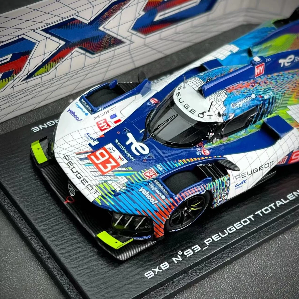 Spark S8729 1/43 Peugeot 9X8 No.93 PEUGEOT TOTALENERGIES 8th