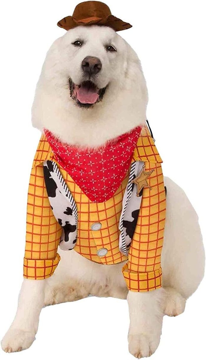 Woody Disney Pixar Toy Story Cowboy Fancy Dress Halloween Pet Dog Cat  Costume