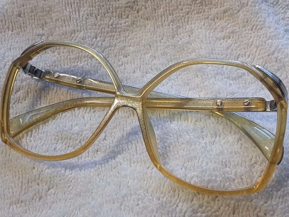 Marco de gafas Christian Dior 2104 50 vintage solo 56□11 135 plata brillante Foto 3 de 4