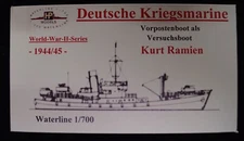 HP Models 1:700 WL Outpost Boat as Test Boat "Kurt Ramien" -1944/45-