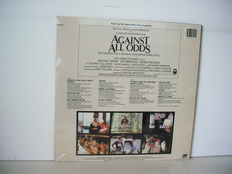 AGAINST ALL ODDS SEALED Atlantic 80152 Phil Collins Peter Gabriel Stevie Nicks - Image 2 of 3