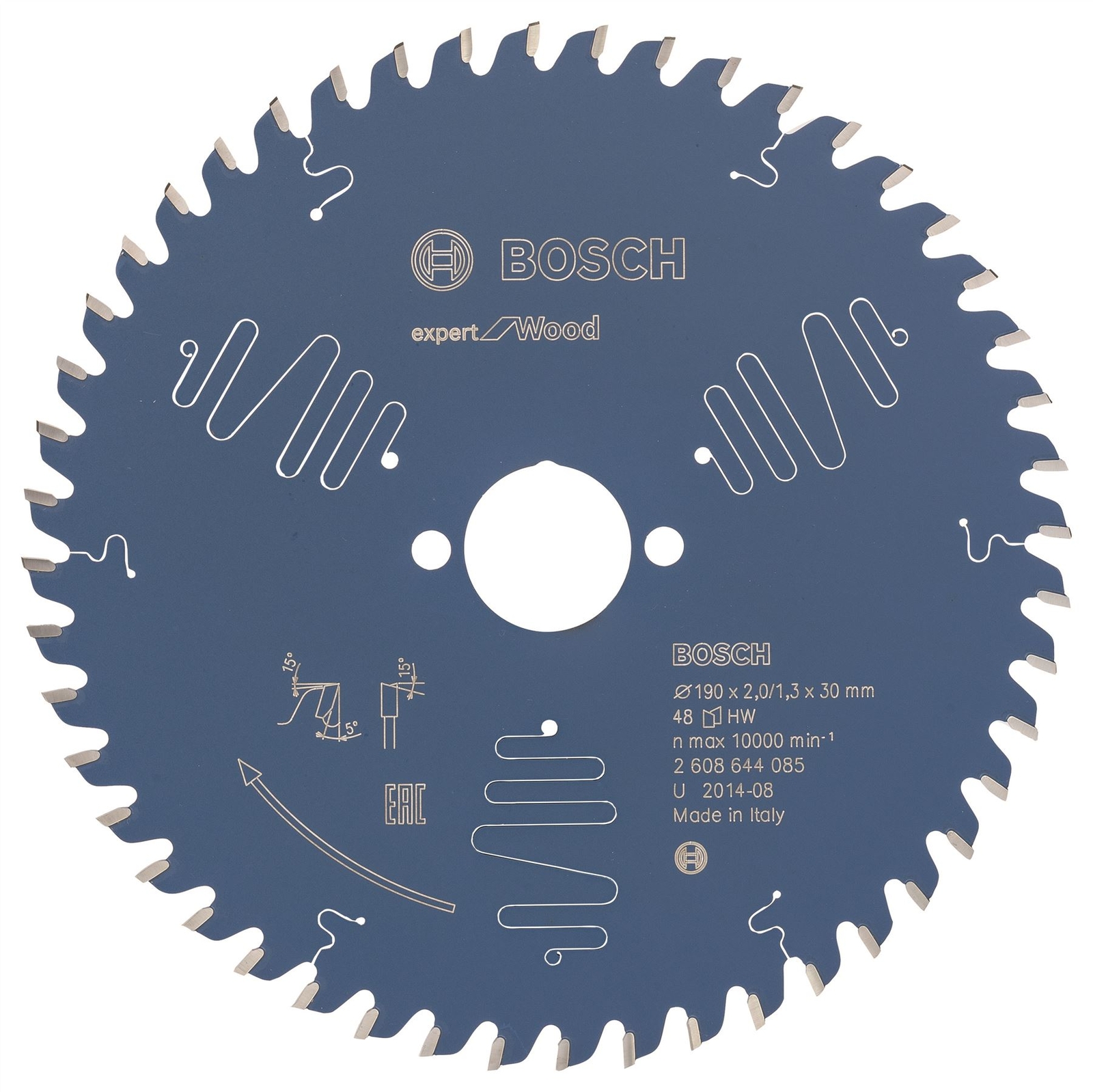Bosch Circular saw blade Expert Wood 190x30x2,0 mm, 48 2608644085