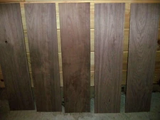 1/8", 1/4", 3/8", 1/2 PREMIUM BLACK WALNUT THIN DIMENSIONAL LUMBER WOOD PACKAGES