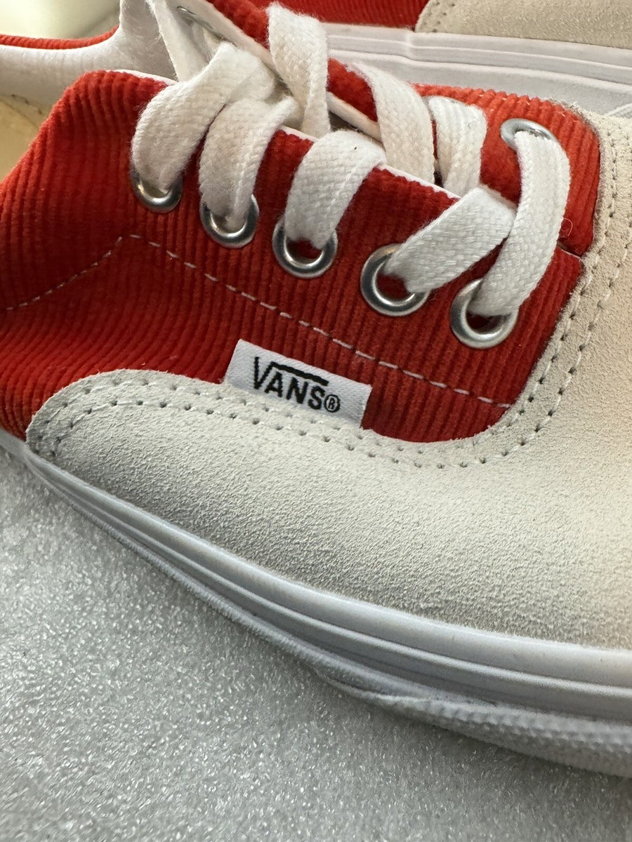 VANS Era (Retro Skate) Red Orange/Marshmallow Men\'s Skate Shoes Size 7.5 NEW!! Vans | Shoes | New Vans Era Retro Skate Red  main image 3