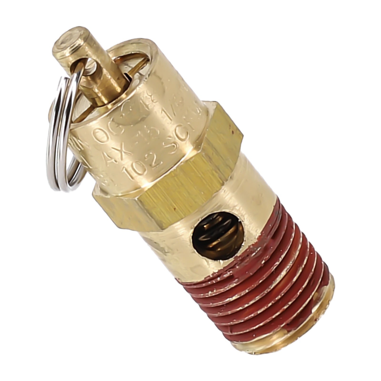 Versatile 1/4 NPT Air Compressor Safety Relief Valve 125 PSI Pressure