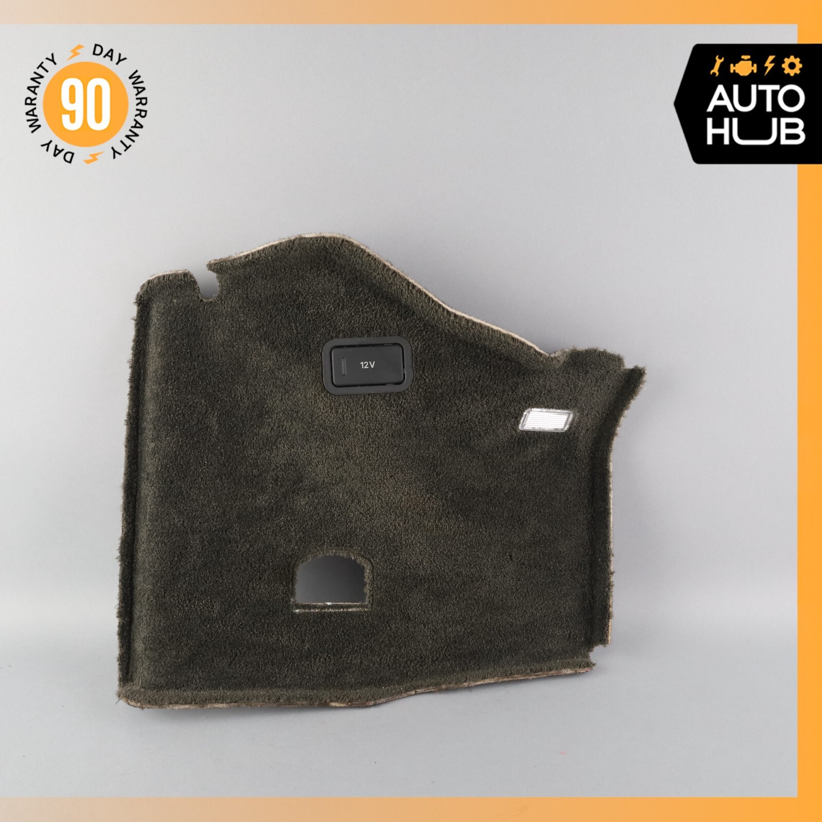 07-11 Bentley Continental GTC Left Side Inside Trunk Panel Carpet Cover OEM 62k