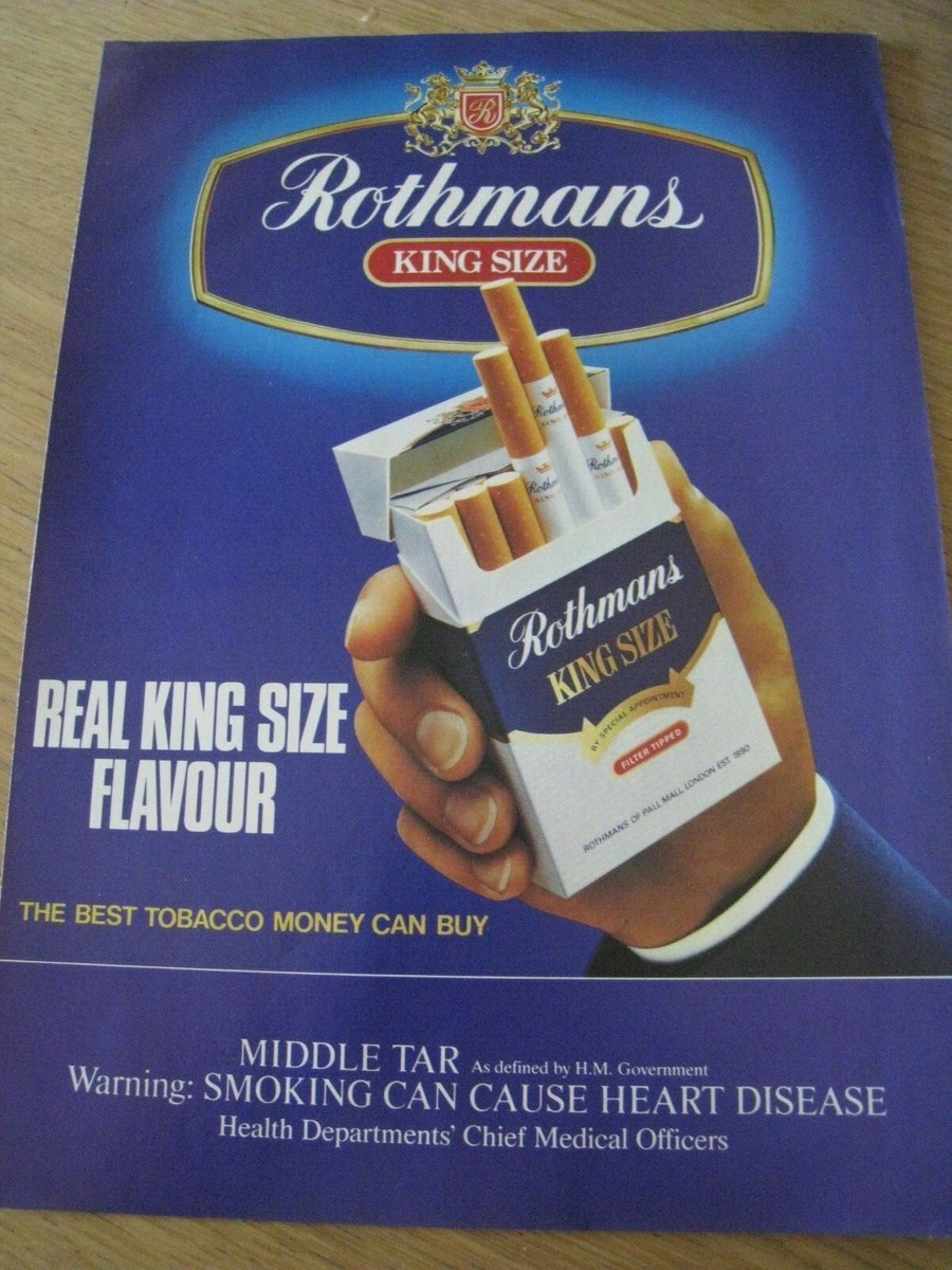 can you still buy rothmans cigarettes KING SIZE BLUE XL 24 X 8 (8 PACKETS) Rothmans Cigarettes Review - A
