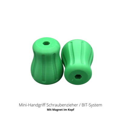 Mini-Handgriff Schraubenzieher BIT-System, magnetisch Bithalter Kleiner Griff