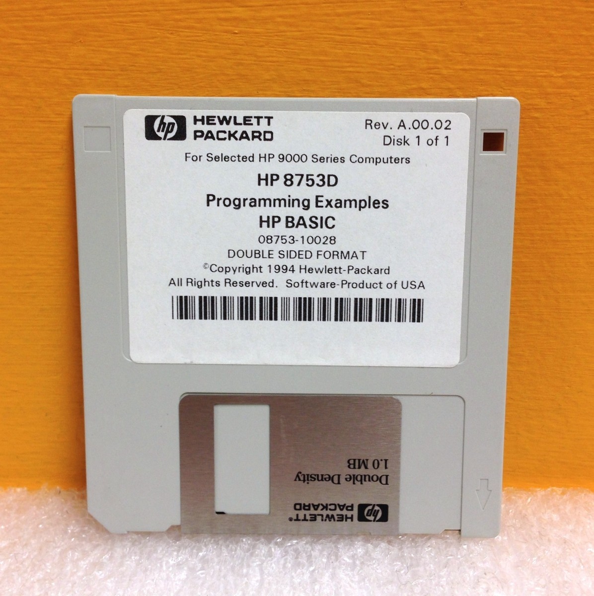 DSソフト HP / Agilent 08753-10028 ( A.00.02) 8753D Programming