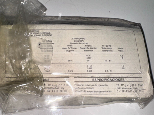 INGERSOLL-RAND ARO SOLENOID VALVE M812SS-024-D-G - NOS - Picture 7 of 8